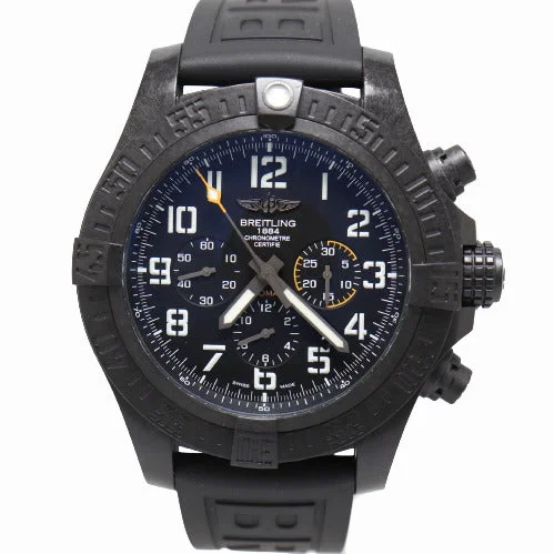 stylish stainless steel watches-Breitling Mens Avenger Hurricane 12h Breitlight 50mm Black Chronograph Dial Watch# XB0170