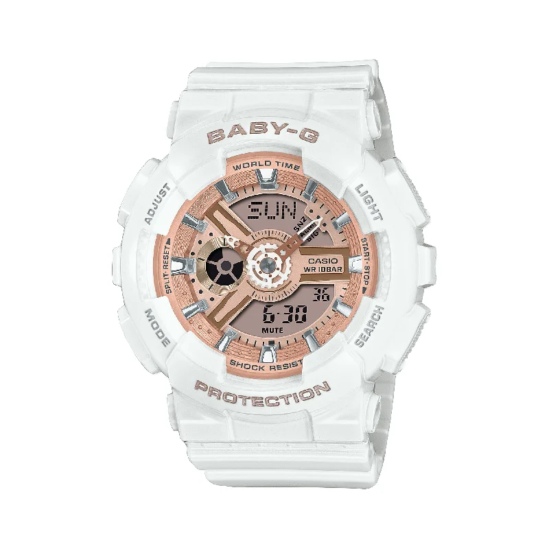 digital watches with world time function-Casio Baby-G Layered 3D Metallic Face Women's Watch BA110-7A1 BA-110-7A1 BA110X-7A1 BA-110X-7A1