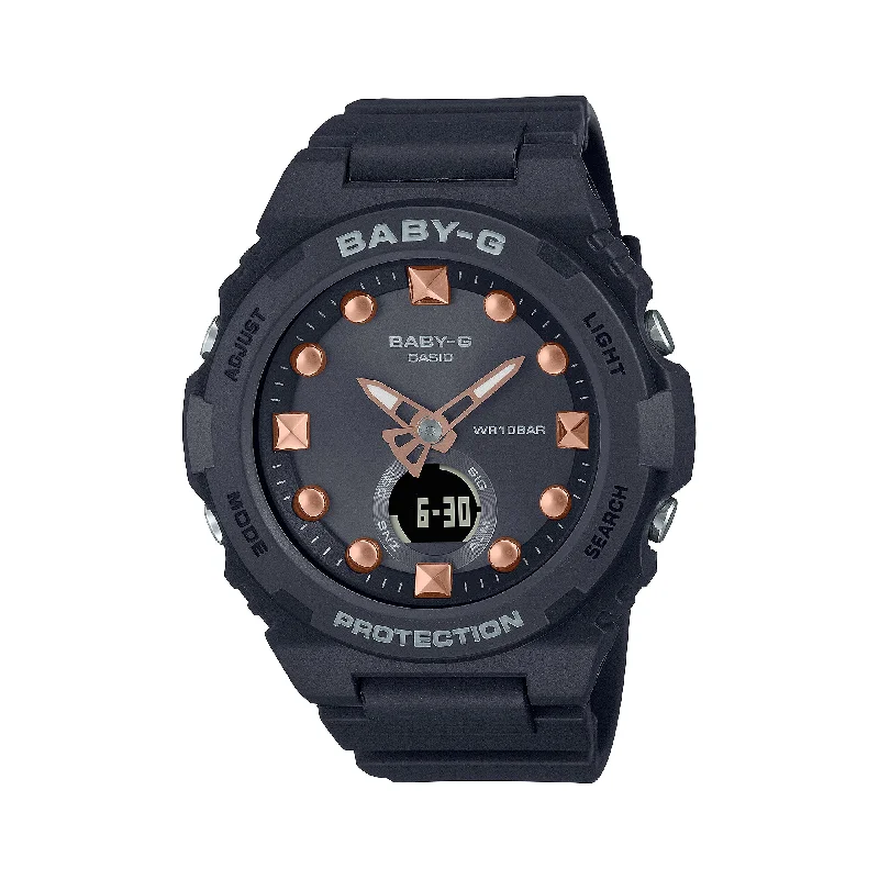 smartwatch with smart notification alerts-Casio Baby-G BGA-320 Lineup Summer Colours Series Watch BGA320-1A BGA-320-1A