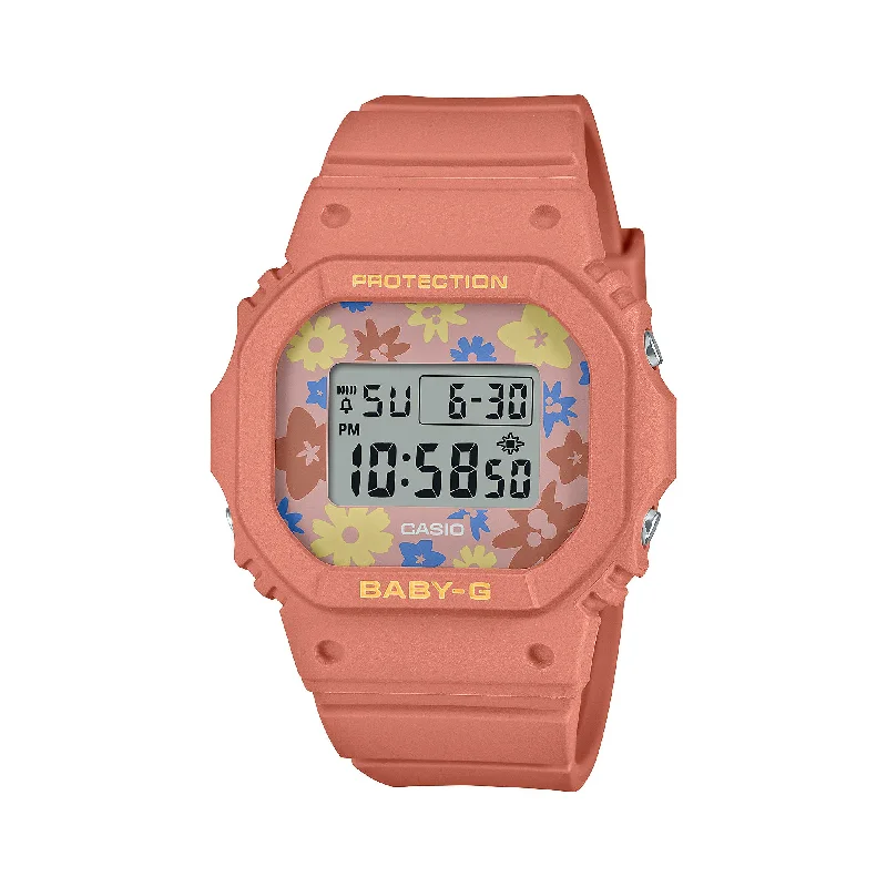 fashion-forward smartwatch with AI features-Casio Baby-G BGD-565 Lineup Retro-Pop Series Watch BGD565RP-4D BGD-565RP-4D BGD-565RP-4