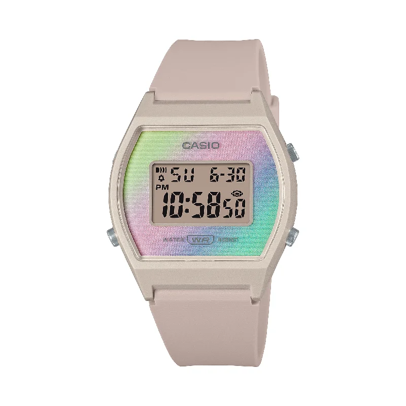 smartwatch with voice recognition-Casio Pop Series Digital Watch LW205H-4A LW-205H-4A [Kids]