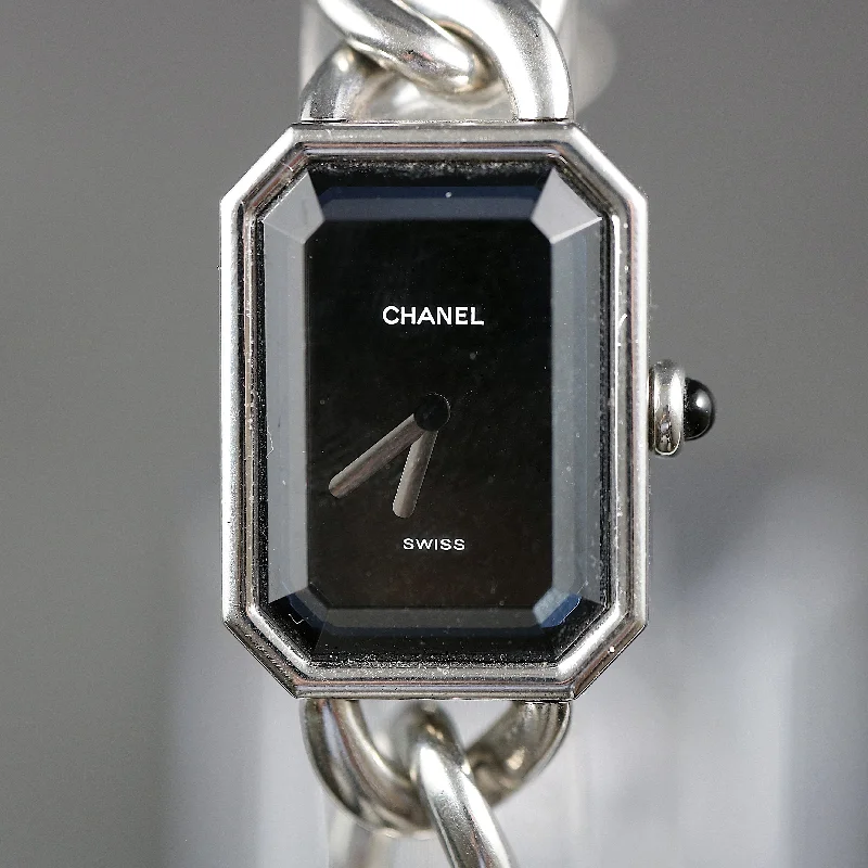 digital sports watches with GPS-Chanel Premiere Gourmette in stainless steel with quartz movement - 1987