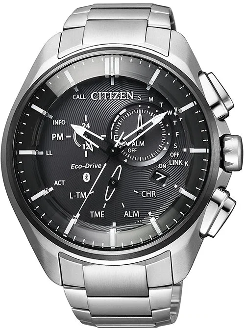 smartwatch with sleep and stress tracking-CITIZEN BZ1041-57E ECO-DRIVE BLUETOOTH SUPER TITANIUM MODEL MADE IN JAPAN JDM (Japanese Domestic Market)