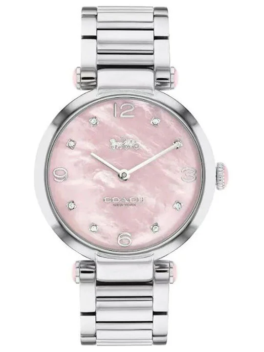 men's stylish wristwatches with date functions-COACH Women Diamonds - CO14000075W