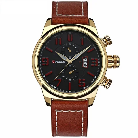 ultra-slim smartwatch designs-Curren New Design Fashion Watch (Dial 4.5cm) - CUR 143