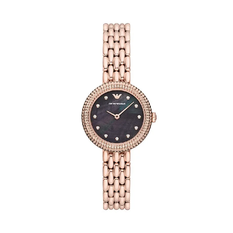 stylish stainless steel watches-EMPORIO ARMANI AR11432 Analog Watch For Women