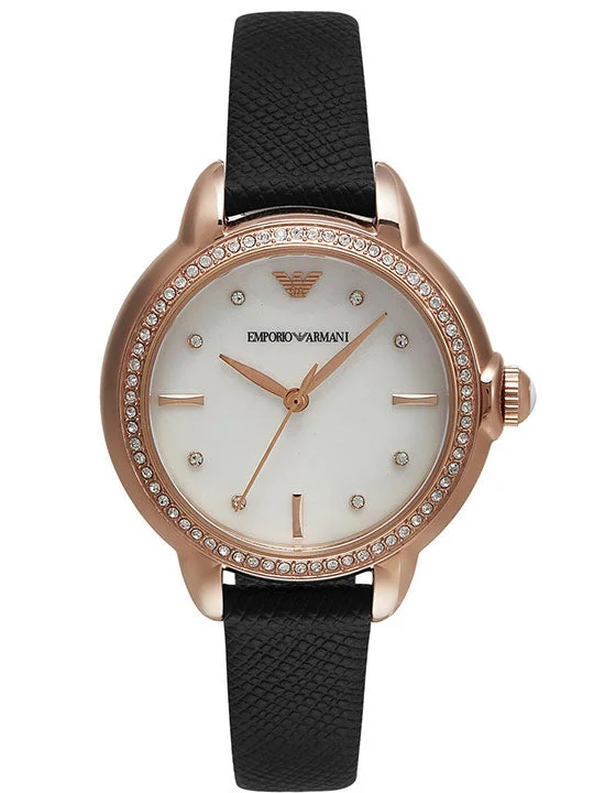 smartwatch with hydration tracking-EMPORIO ARMANI Women Mia - AR11598