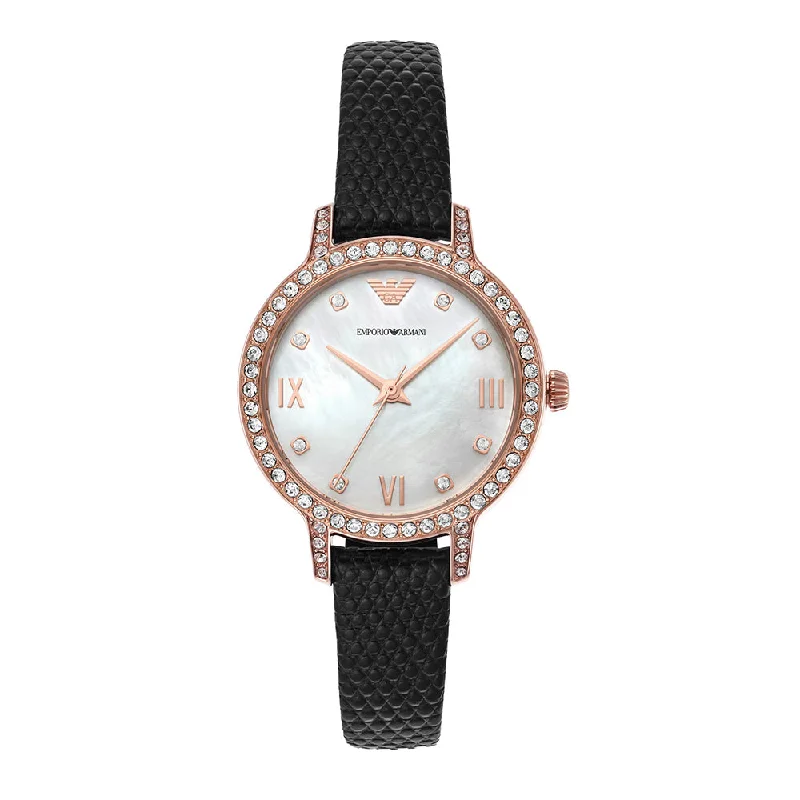 women's luxury analog wristwatches-EMPORIO ARMANI Women Samantha - AR11485