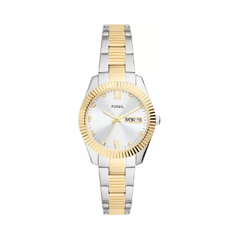 analog wristwatches with date function-Fossil ES5198 Scarlette Analog Watch For Women