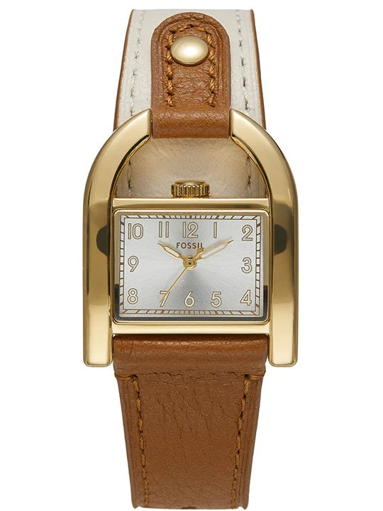 luxury dress watches with diamonds-FOSSIL Women Harwell - ES5346