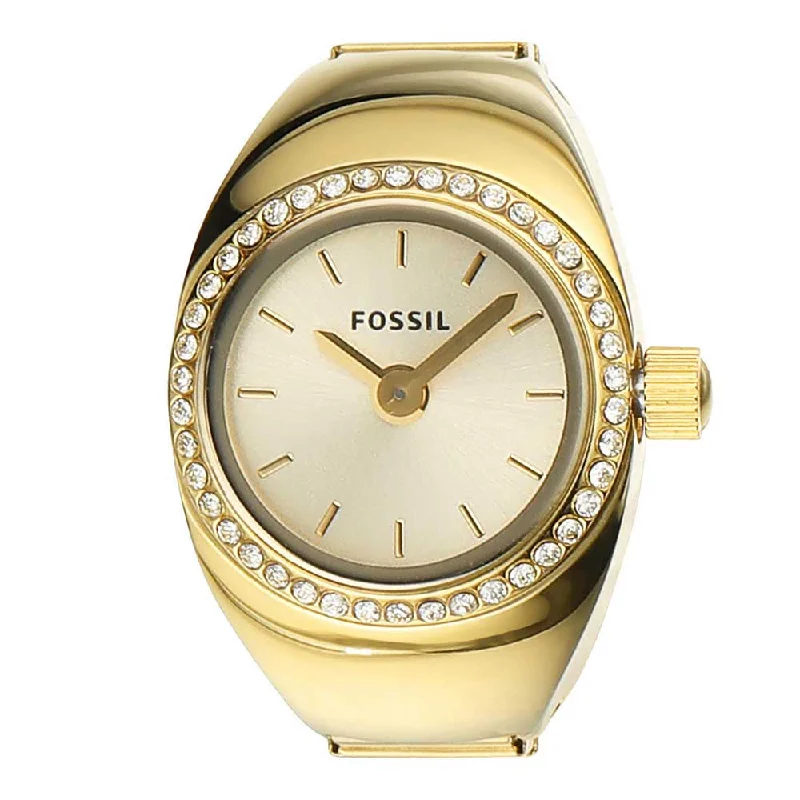 smartwatch with personalized coaching plans-FOSSIL Women Ring Watch - ES5319