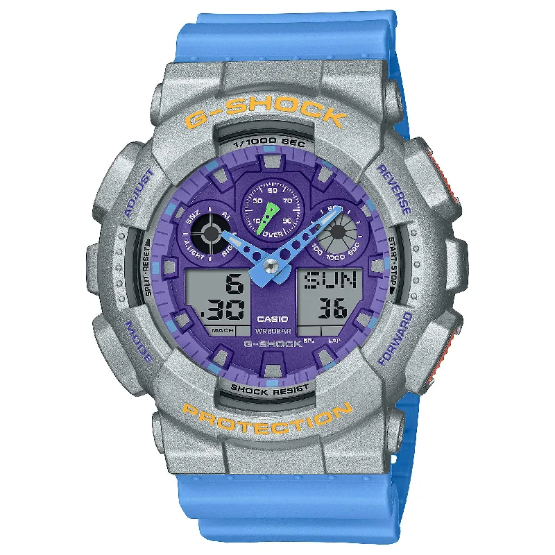 professional-grade automatic watches-Casio G-Shock GA-100 Lineup Euphoria Series Watch GA100EU-8A2 GA-100EU-8A2