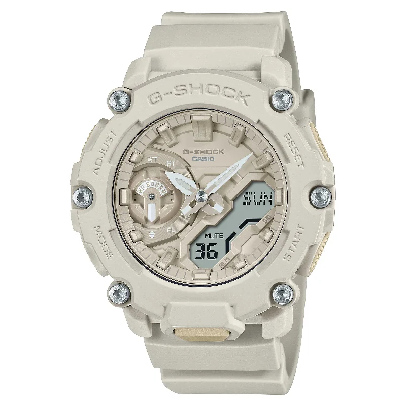 elegant diamond watches for women-Casio G-Shock GA-2200 Lineup Carbon Core Guard Structure Natural Colour Series Off Watch GA2200NC-7A GA-2200NC-7A