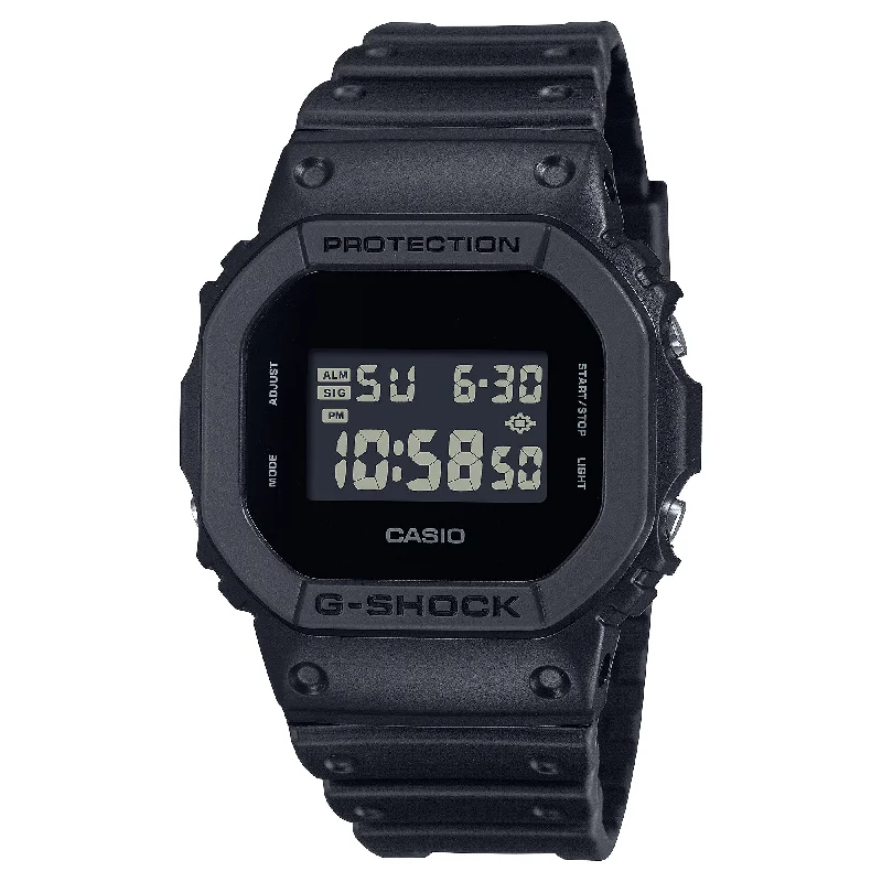 smartwatch with personalized daily fitness plans-Casio G-Shock DW-5600 Lineup Solid Colours Series Watch DW5600UBB-1D DW-5600UBB-1D DW-5600UBB-1