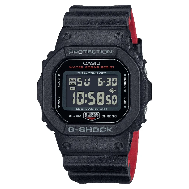 high-performance diving smartwatches-Casio G-Shock DW-5600 Lineup Watch DW5600UHR-1D DW-5600UHR-1D DW-5600UHR-1