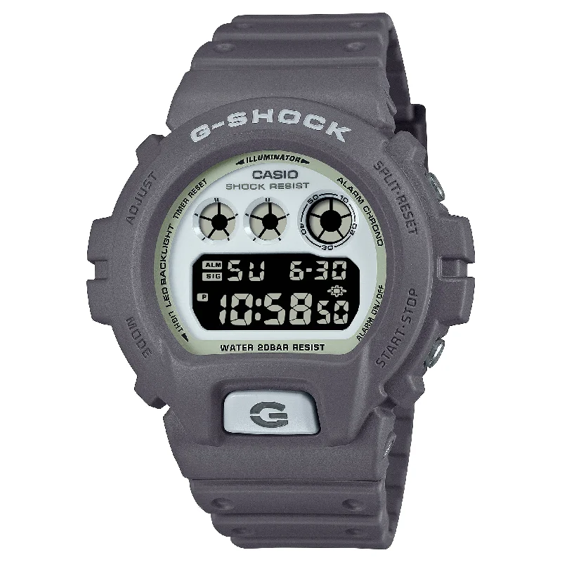 smartwatch with step count analysis-Casio G-Shock DW-6900 Lineup Hidden Glow Series Watch DW6900HD-8D DW-6900HD-8D DW-6900HD-8