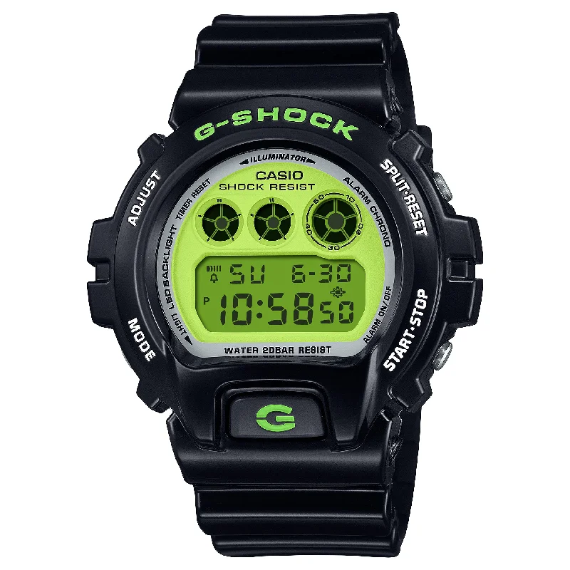 leather strap smartwatches-Casio G-Shock DW-6900 Lineup Crazy Colours Revival Series Bio-Based Watch DW6900RCS-1D DW-6900RCS-1D DW-6900RCS-1