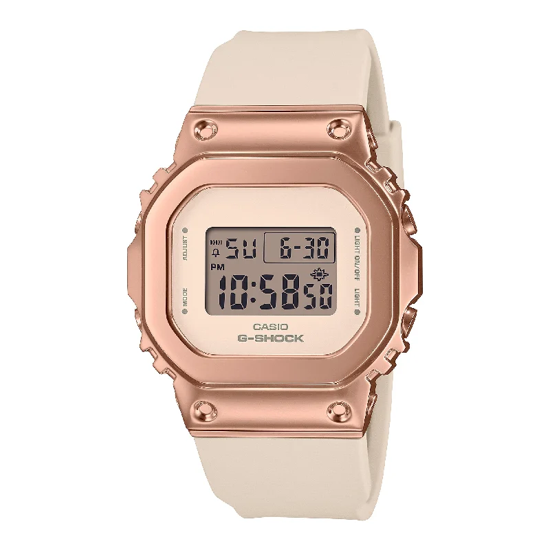 smartwatch with swimming mode-Casio G-Shock for Ladies' Metal-Clad Watch GMS5600UPG-4D GM-S5600UPG-4D GM-S5600UPG-4