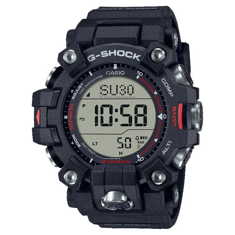 solar-powered digital smartwatches-Casio G-Shock Master of G - Land Mudman Triple Sensor Tough Solar Bio-Based Watch GW9500-1D GW-9500-1D GW-9500-1