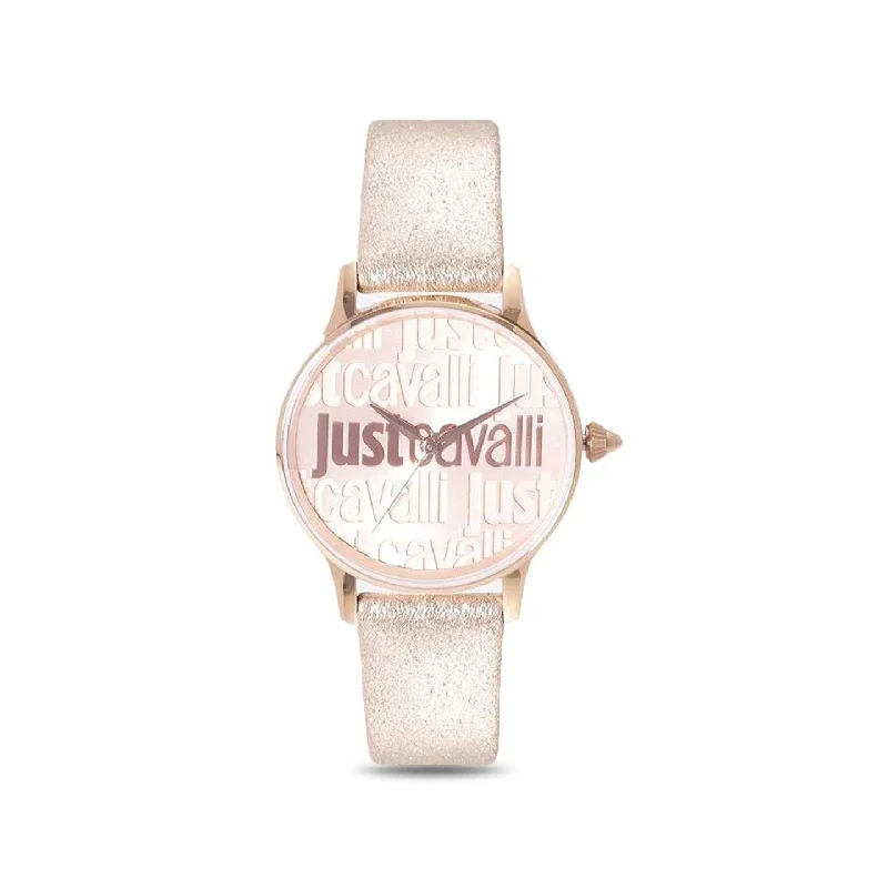 solar-powered analog watches-Just Cavalli JC1L032L0245 Analog Watch For Women