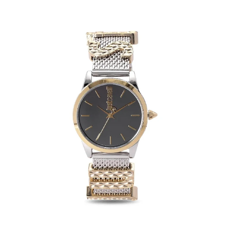 classic gold-tone wristwatches-Just Cavalli JC1L072M0045 Analog Watch For Women