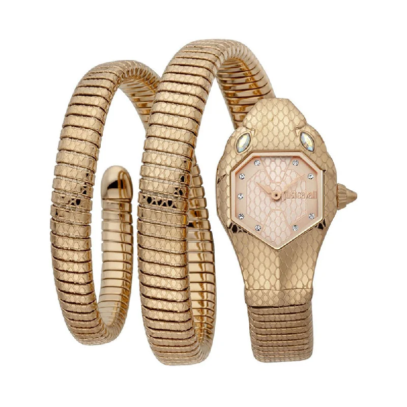 smartwatch with body composition analysis-JUST CAVALLI JC1L168M0055 Glam Snake Watch For Women