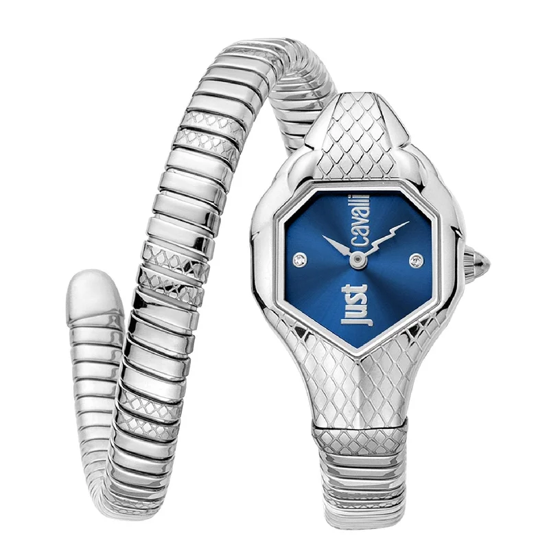 ultra-slim smartwatch designs-Just Cavalli JC1L190M0025 Just Glam Evo 6 Family Watch For Women