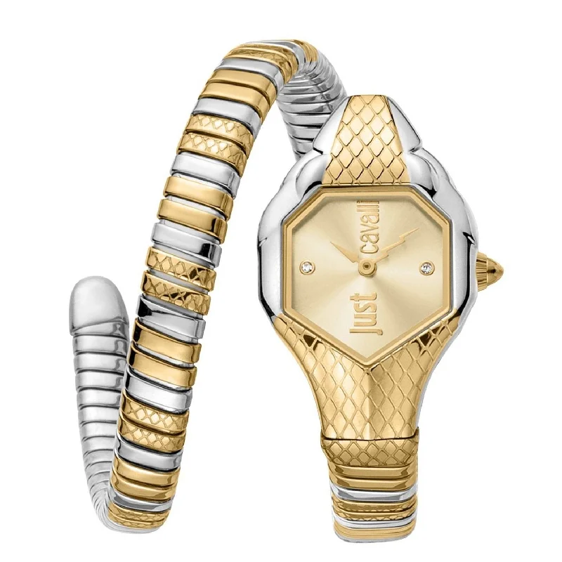 smartwatch with activity-based coaching-Just Cavalli JC1L190M0065 Glam Evo 6 Family Watch For Women