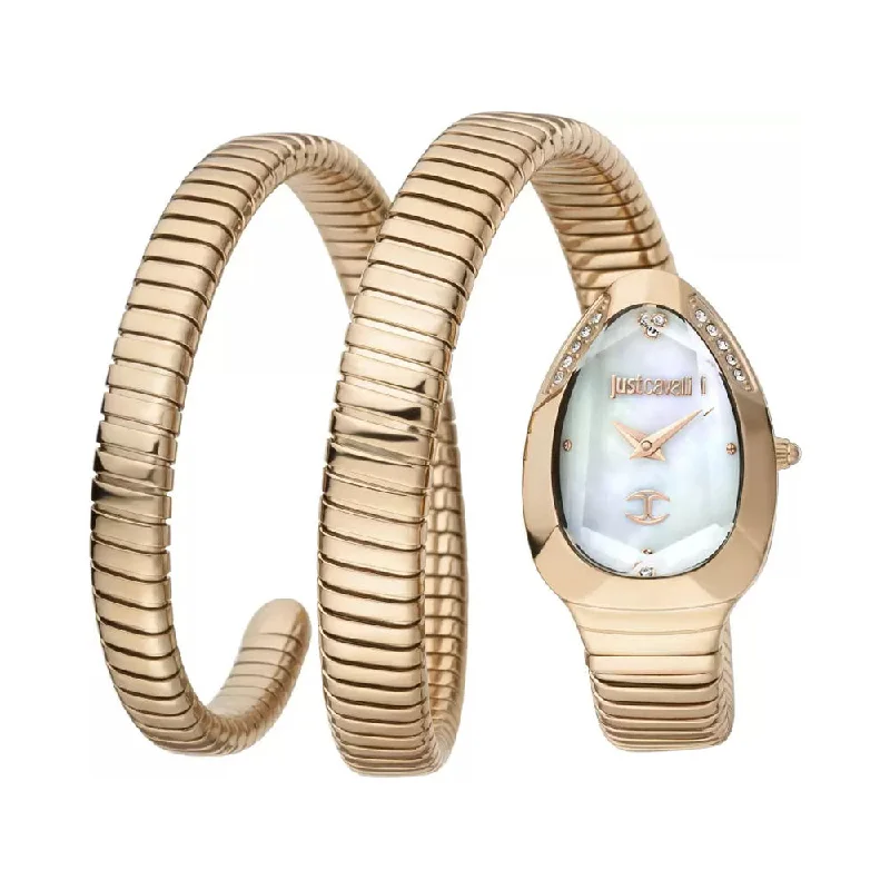 smartwatch with multi-mode exercise tracking-JUST CAVALLI JC1L209M0055 Serpente Watch For Women