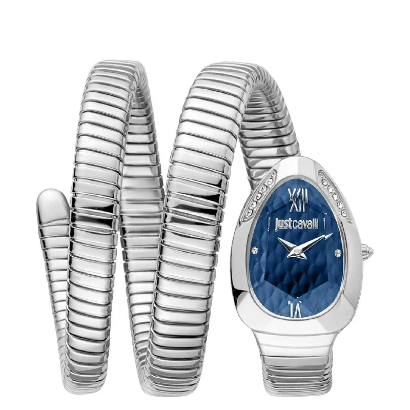 smartwatch with multiple alarm settings-Just Cavalli JC1L224M0025 Glam Evo 9 Family Watch For Women