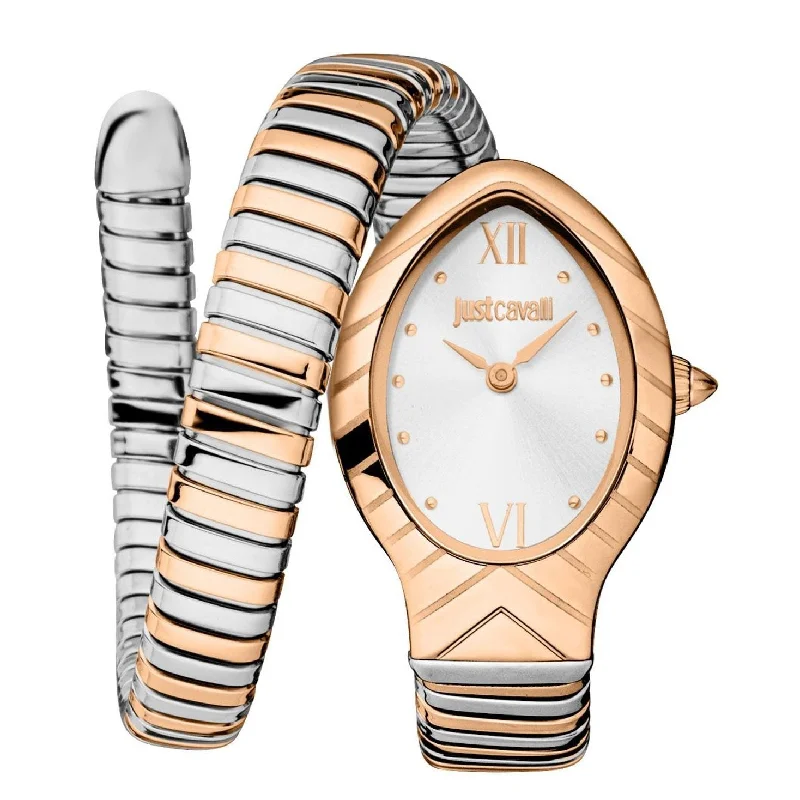 solar-powered outdoor adventure watches-Just Cavalli JC1L247M0065 Classico Corto Watch For Women