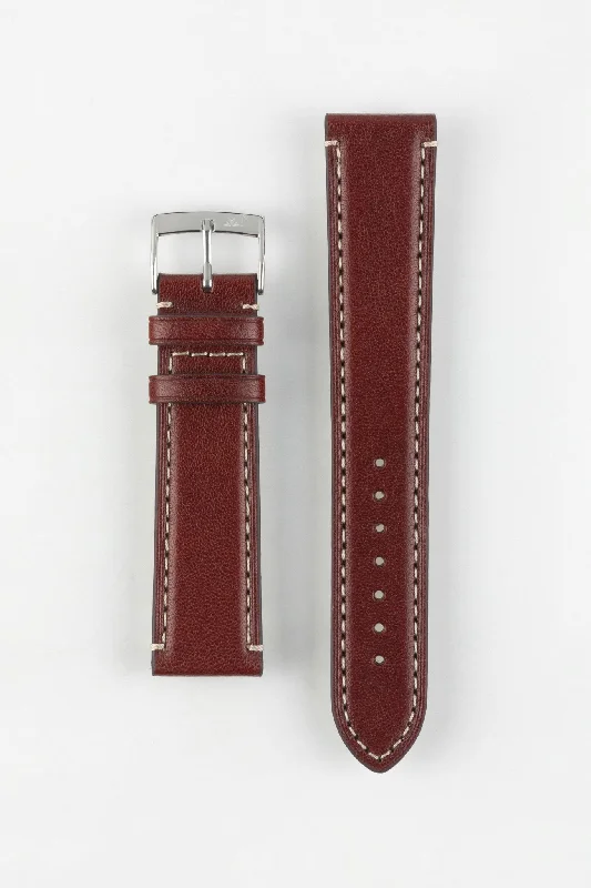 smartwatch with advanced step tracking-Morellato GAUDÌ Calfskin Leather Watch Strap in GOLD BROWN