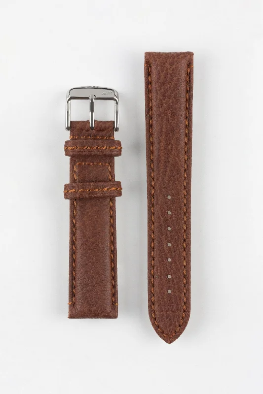 high-performance analog watches for men-Morellato TINTORETTO Watch Strap in GOLD BROWN