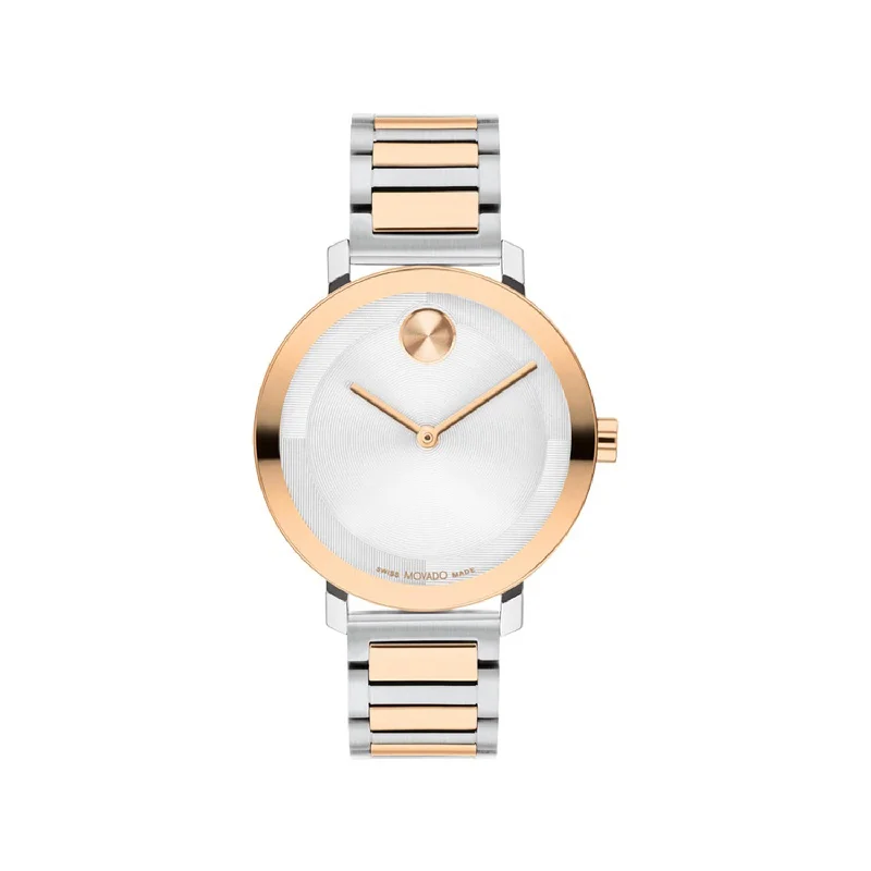 smartwatch with built-in compass-Bold Stainless Steel Analog Women