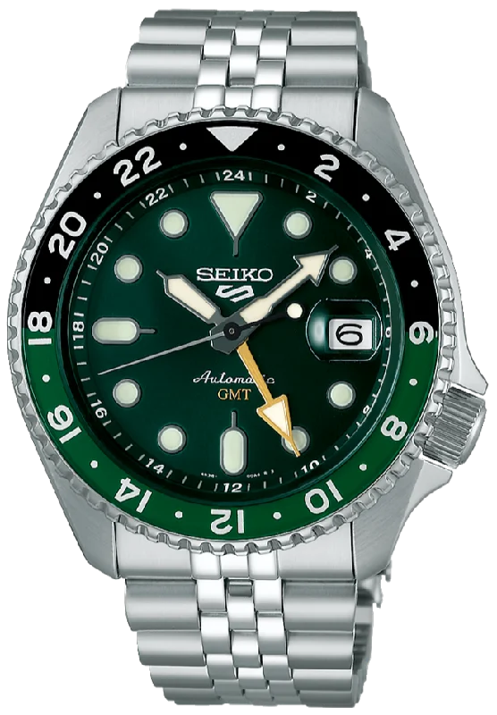 smartwatch with enhanced workout efficiency-Seiko 5 Sports SKX Series 2024 Sport Style Mechanical Automatic GMT SSK035