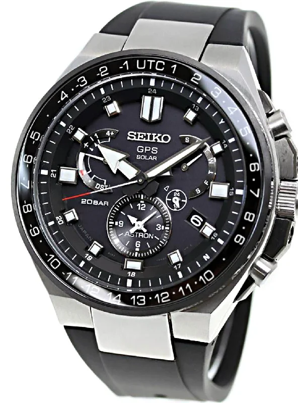 classic leather strap dress watches-SEIKO ASTRON GPS SOLAR EXECTIVE SPORTS LINE SBXB169 MADE IN JAPAN JDM