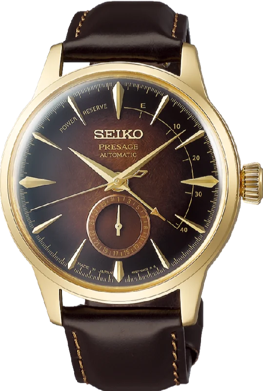 men's sporty digital wristwatches-Seiko Presage Cocktail Time Series Automatic Manual Winding Limited Edition SSA392