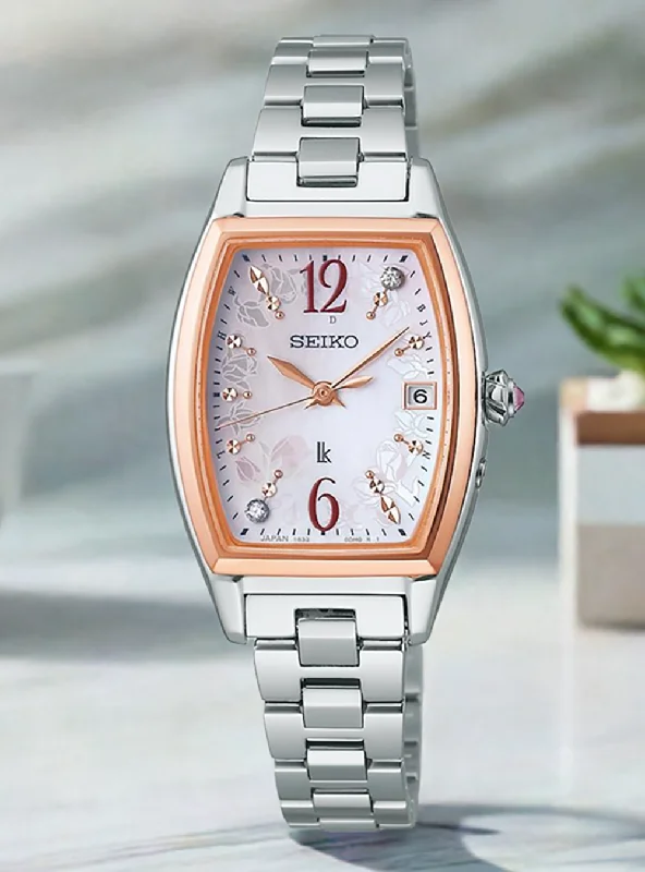 automatic GMT wristwatches-SEIKO WATCH LUKIA GROW FEILER COLLABORATION MODEL SSQW090 LADIES' LIMITED EDITION MADE IN JAPAN JDM