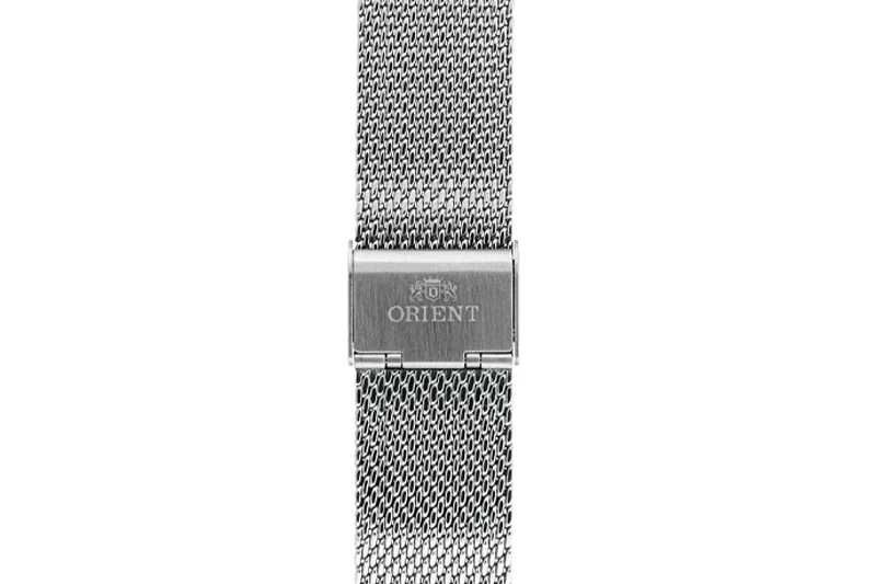 smartwatch with smart notification alerts-Orient Bambino Version 6 Mesh Strap (21mm)