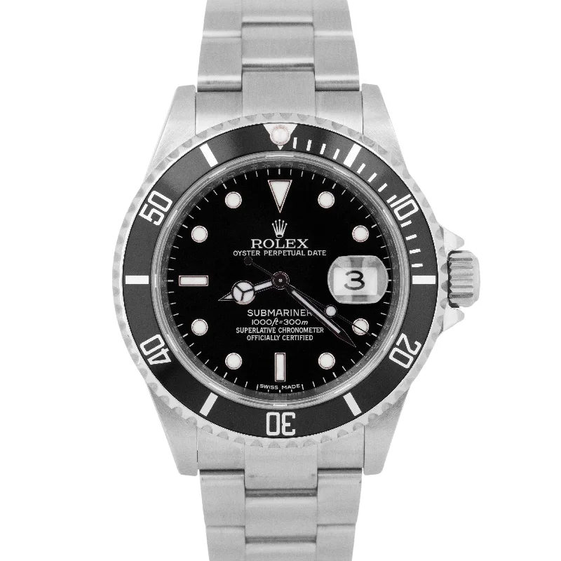 smartwatch with enhanced heart rate sensor-UNPOLISHED 2008 PAPERS Rolex Submariner Date 40mm REHAUT Steel 16610 Watch BOX